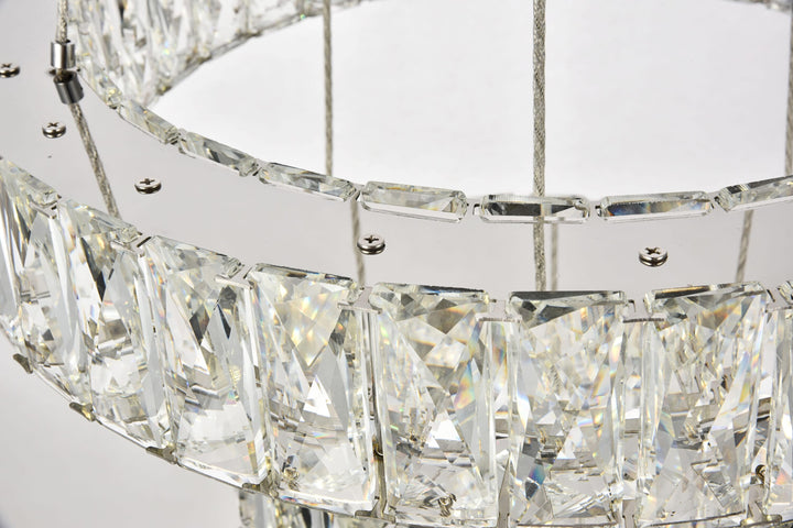Monroe Crystal Pendant by Elegant - view 16