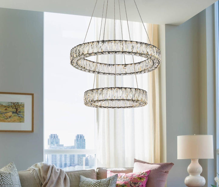 Monroe Crystal Pendant by Elegant - view 50