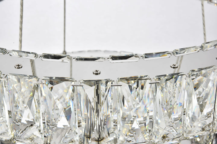 Monroe Crystal Chandelier (3503) by Elegant - view 11