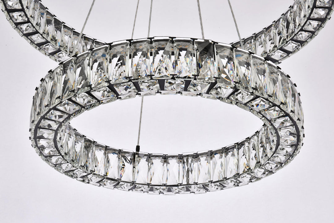 Monroe Crystal Chandelier (3503) by Elegant - view 34