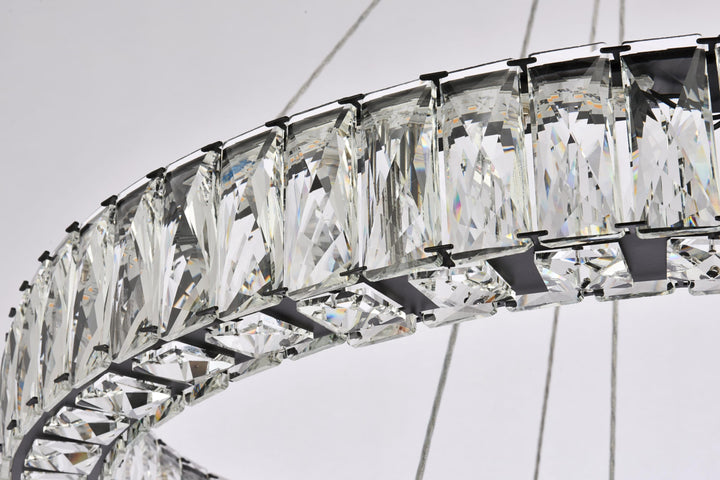 Monroe Crystal Chandelier (3503) by Elegant - view 35