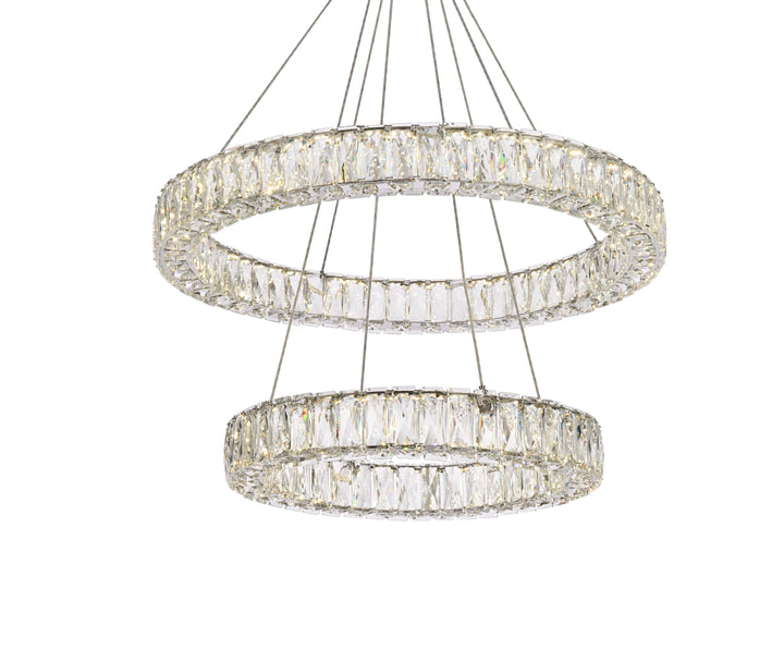 Monroe Crystal Chandelier (3503) by Elegant - view 39