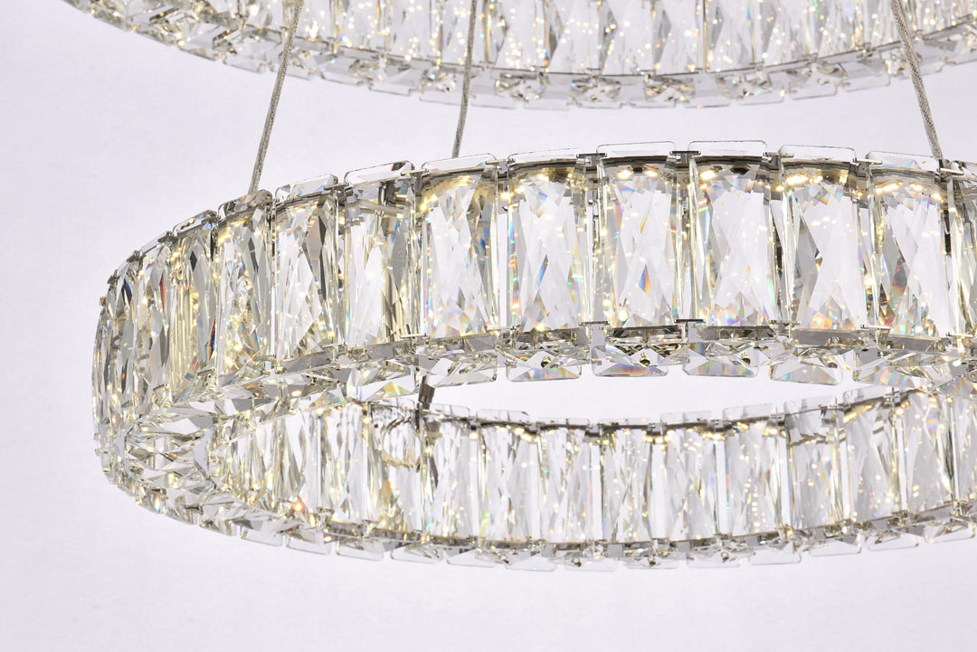 Monroe Crystal Chandelier (3503) by Elegant - view 40