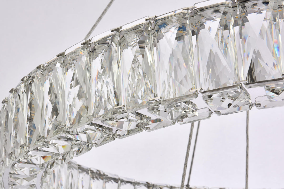 Monroe Crystal Chandelier (3503) by Elegant - view 41