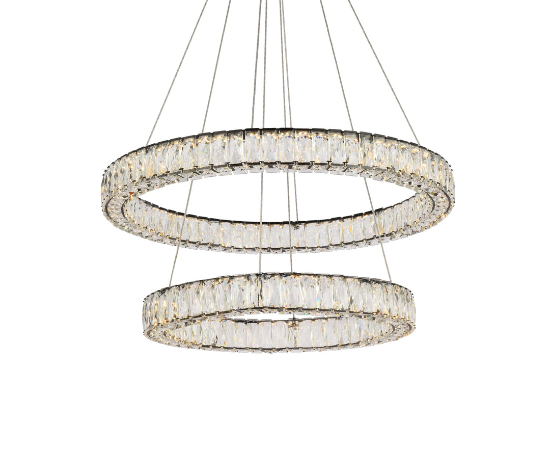 Monroe Crystal Chandelier (3503) by Elegant - view 75