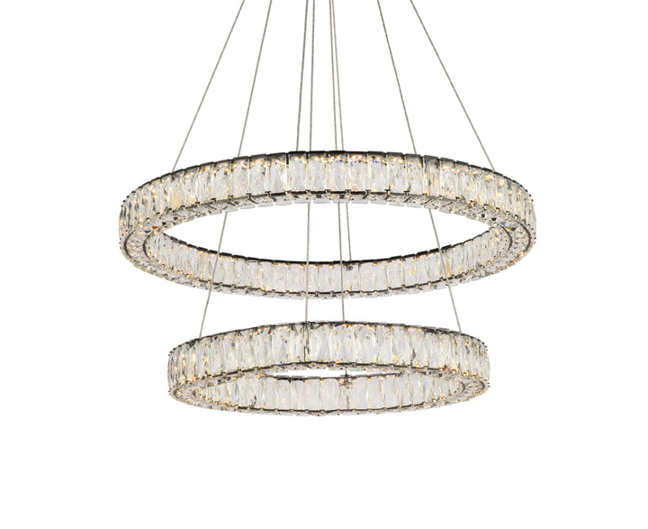 Monroe Crystal Chandelier (3503) by Elegant - view 75
