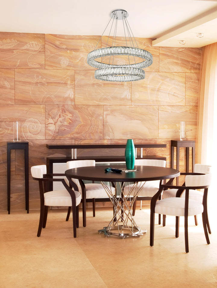 Monroe Crystal Chandelier (3503) by Elegant - view 56