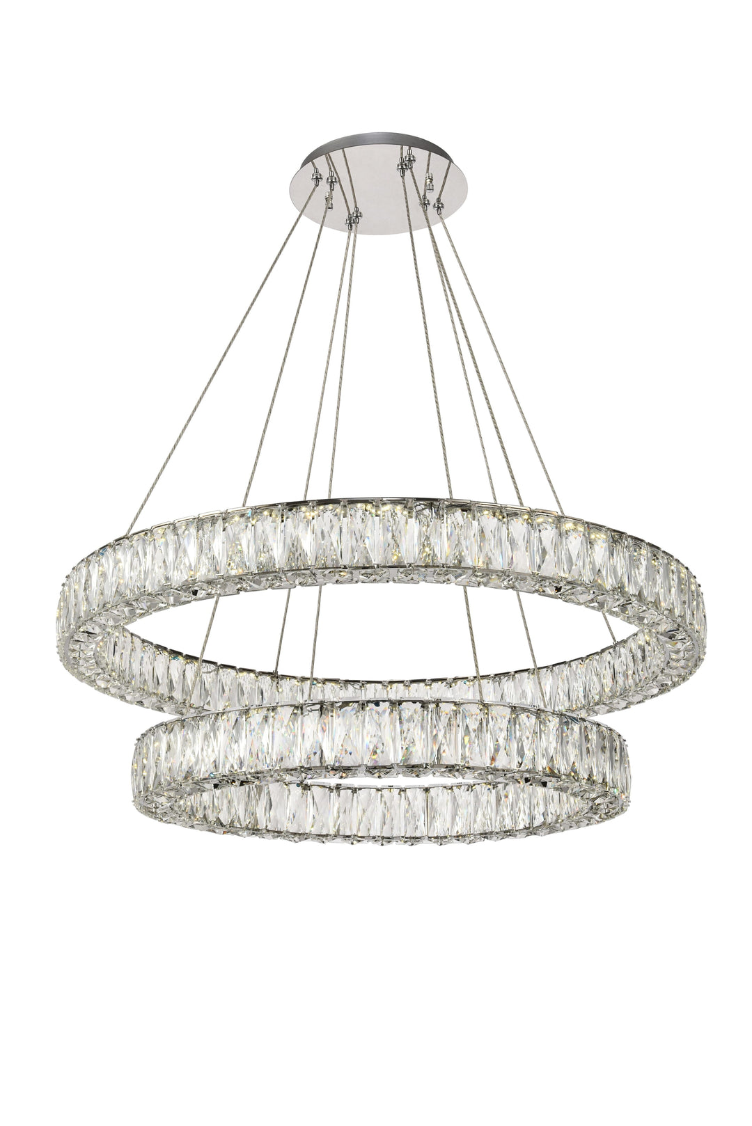 Monroe Crystal Chandelier (3503) by Elegant - view 57