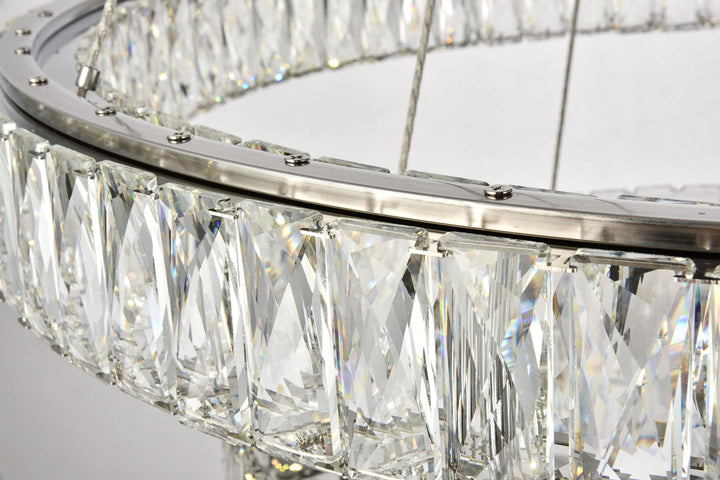 Monroe Crystal Chandelier (3503) by Elegant - view 58