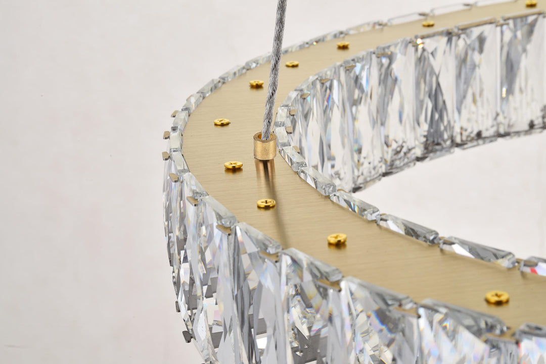 Monroe Crystal Pendant by Elegant - view 89