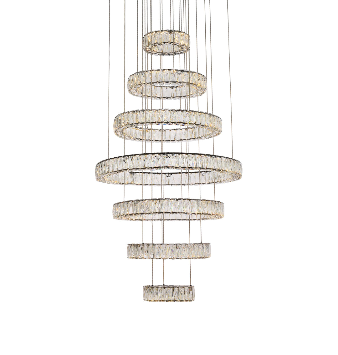 Monroe Crystal Chandelier (3503) by Elegant - view 87
