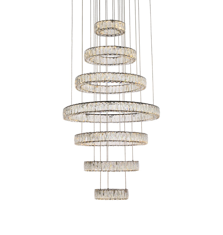 Monroe Crystal Chandelier (3503) by Elegant - view 87