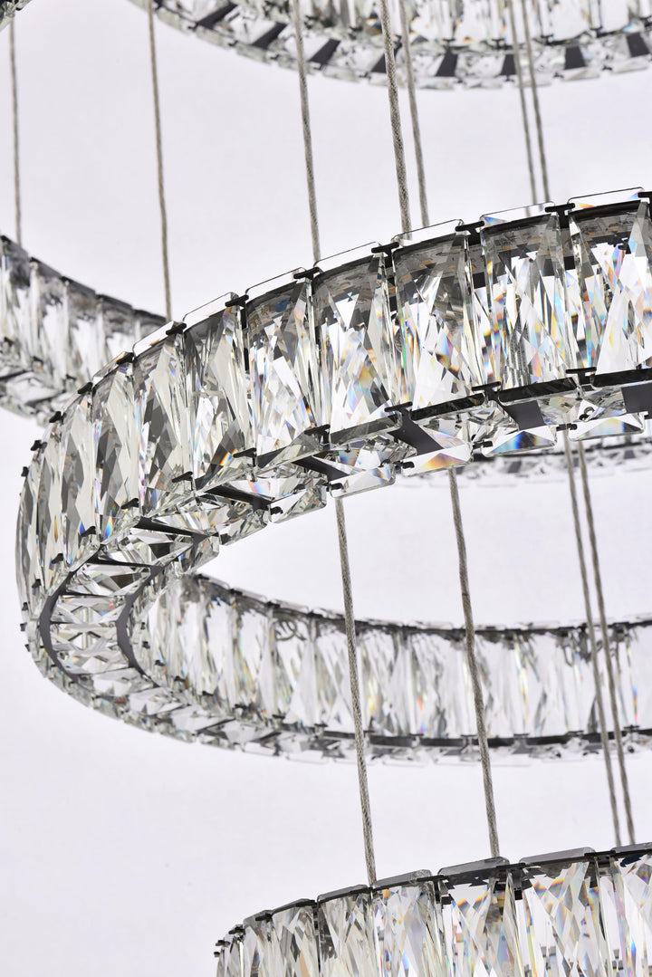 Monroe Crystal Chandelier (3503) by Elegant - view 90