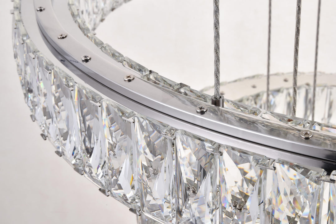Monroe Crystal Chandelier (3503) by Elegant - view 95