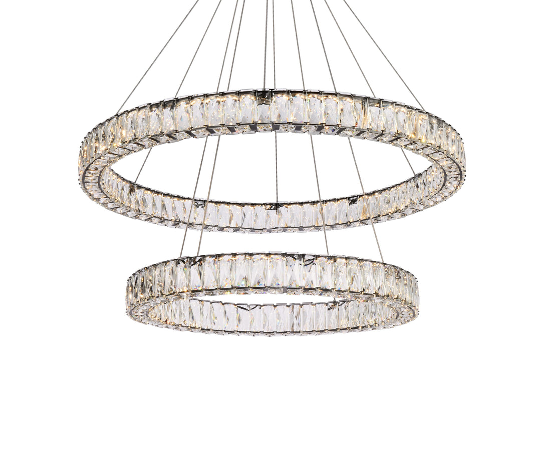 Monroe Crystal Chandelier (3503) by Elegant - view 111