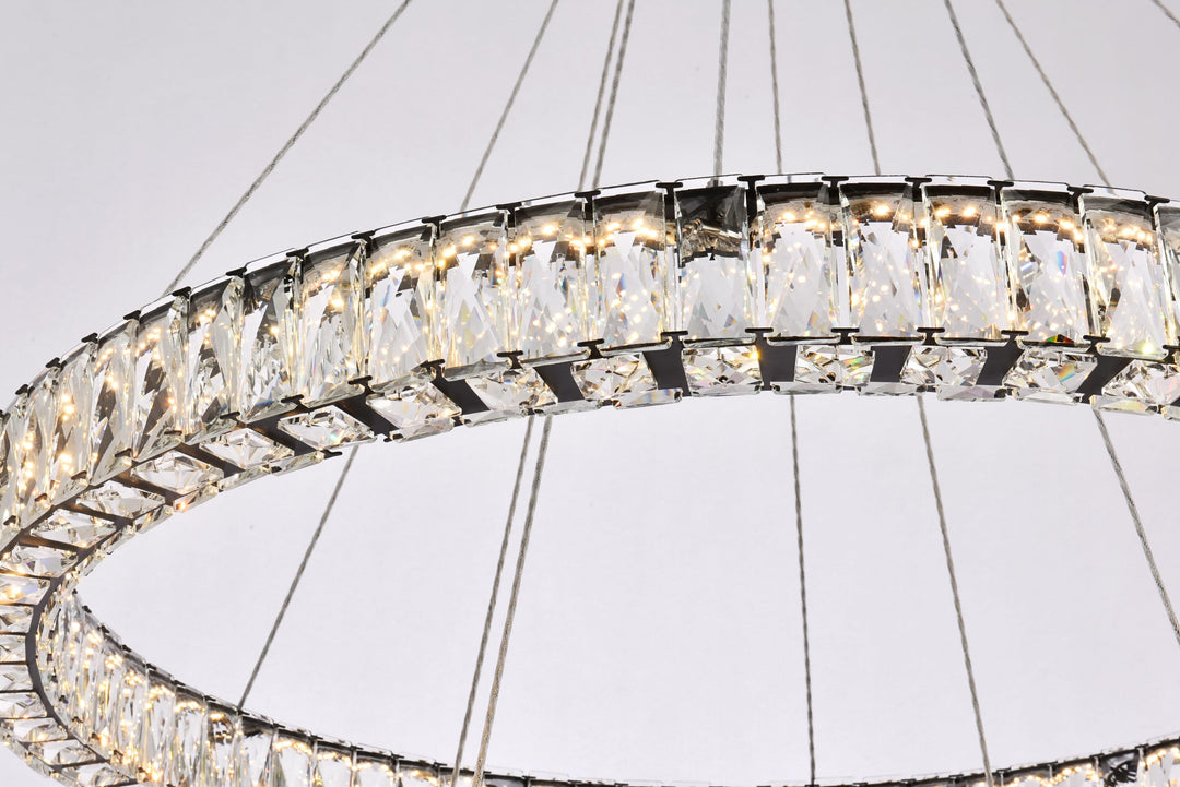 Monroe Crystal Chandelier (3503) by Elegant - view 113