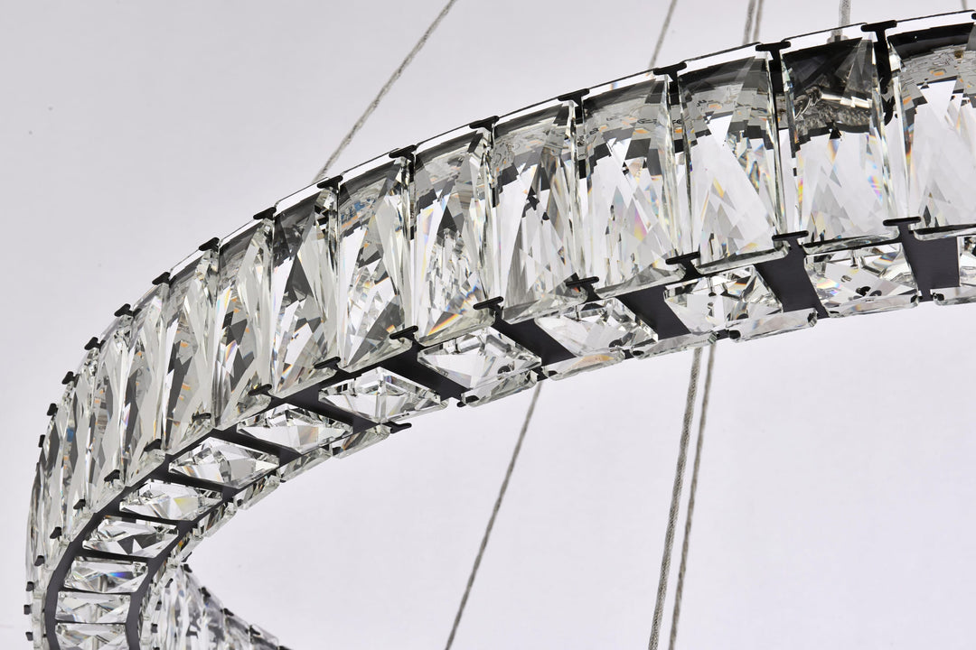 Monroe Crystal Chandelier (3503) by Elegant - view 114