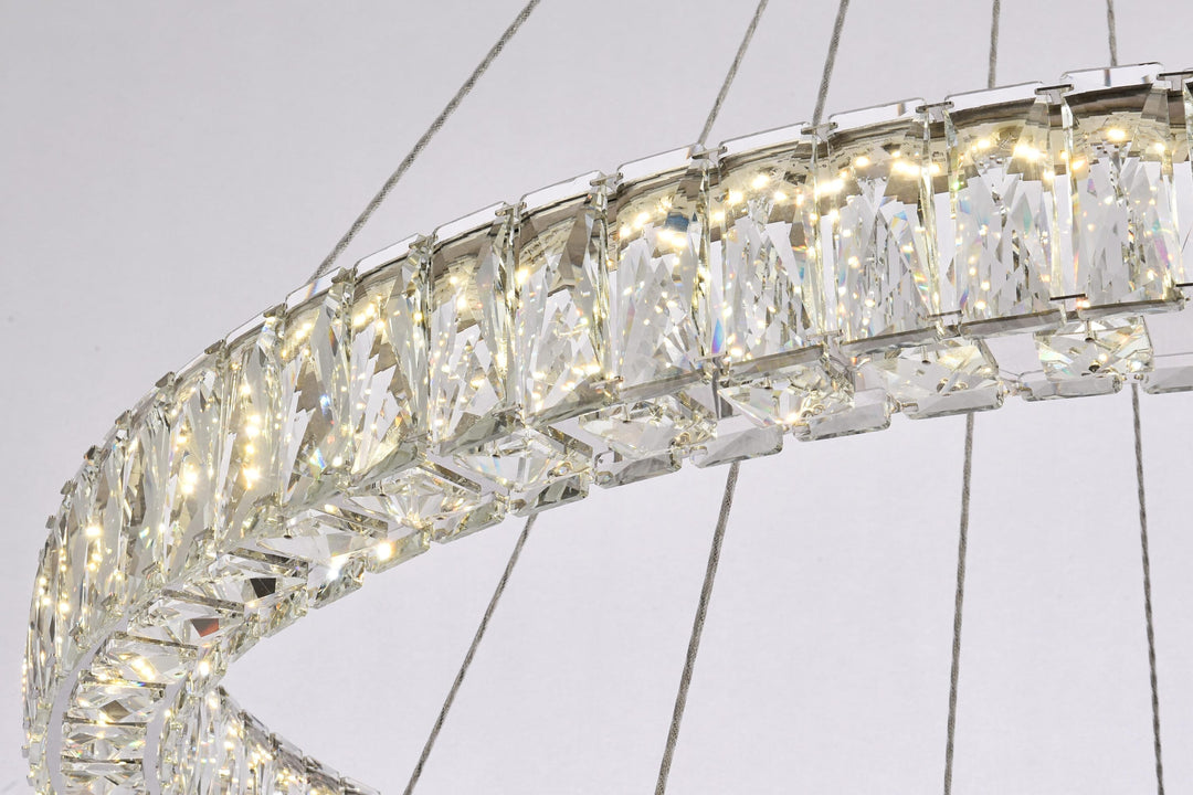 Monroe Crystal Chandelier (3503) by Elegant - view 119