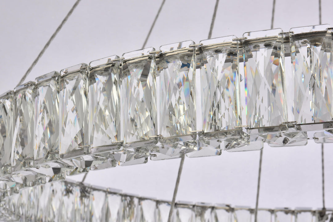 Monroe Crystal Chandelier (3503) by Elegant - view 120