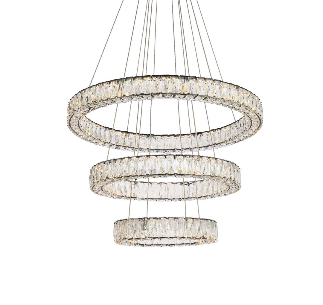 Monroe Crystal Chandelier (3503) by Elegant - view 81