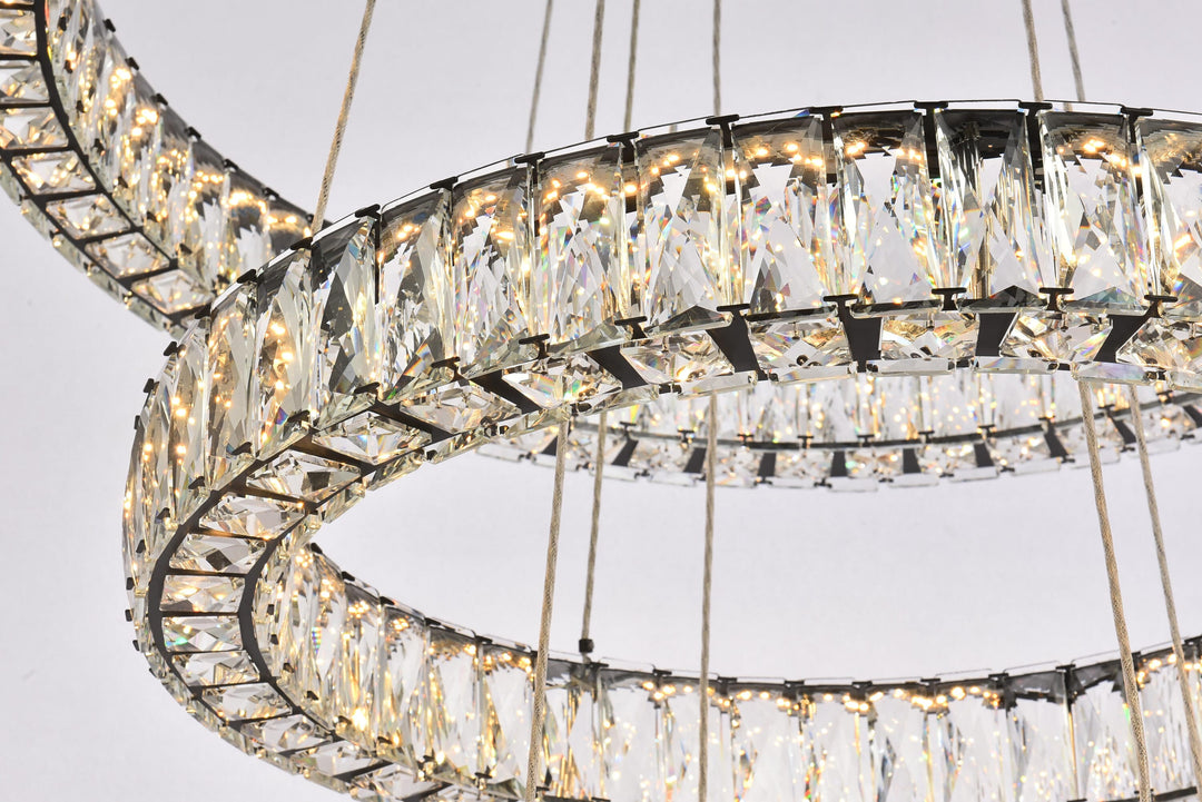 Monroe Crystal Chandelier (3503) by Elegant - view 83