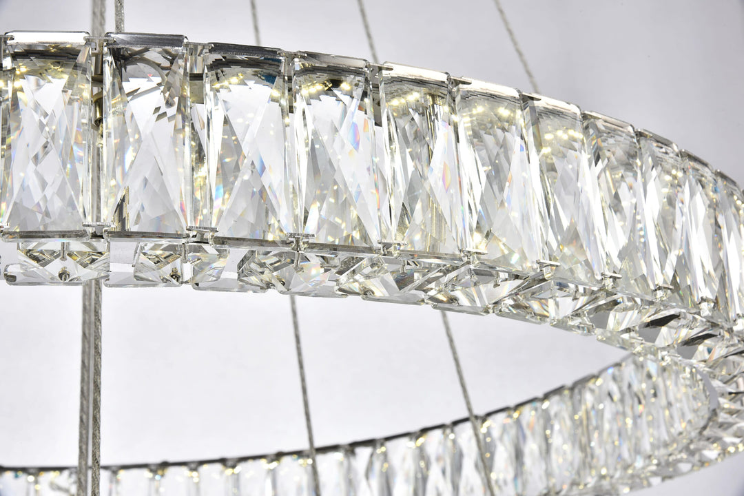 Monroe Crystal Chandelier (3503) by Elegant - view 65