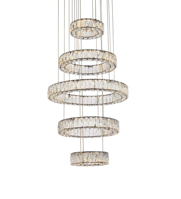 Monroe Crystal Chandelier (3503) by Elegant - view 21