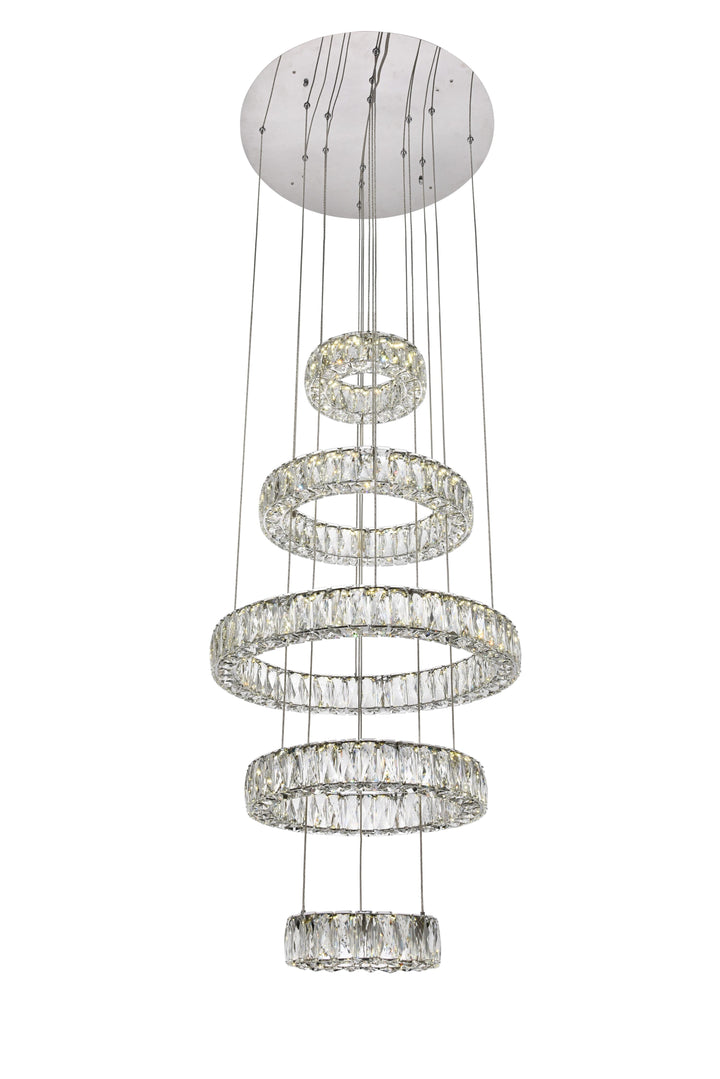 Monroe Crystal Chandelier (3503) by Elegant - view 27