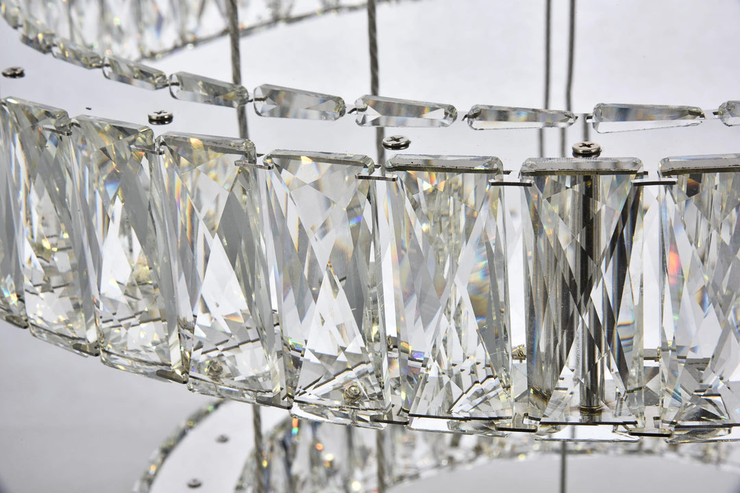 Monroe Crystal Chandelier (3503) by Elegant - view 29