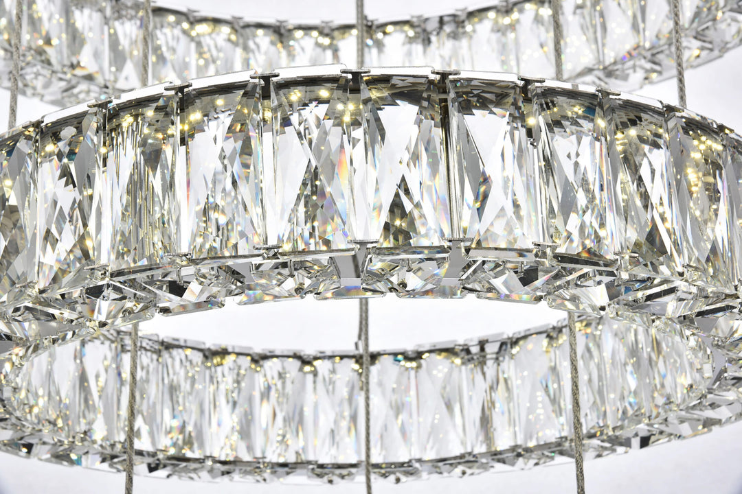 Monroe Crystal Chandelier (3503) by Elegant - view 30