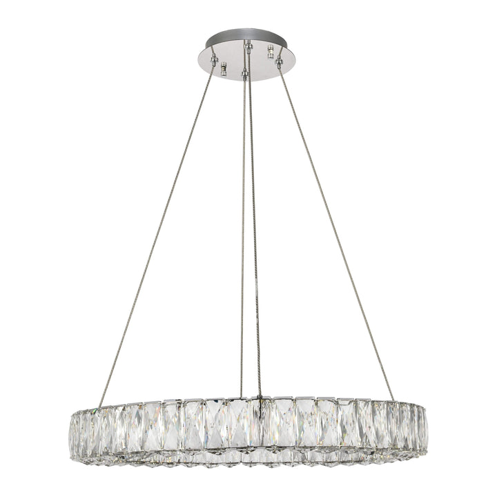 Monroe Crystal Chandelier (3503) in Chrome by Elegant