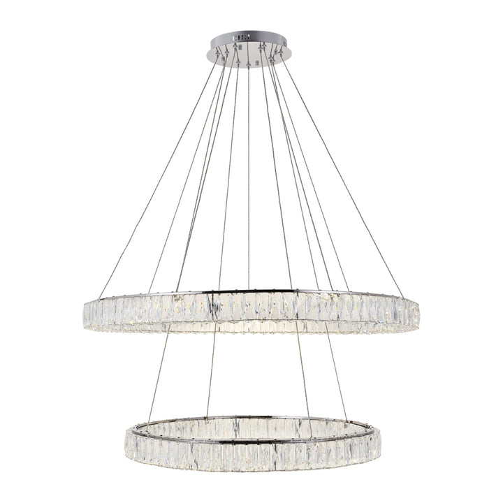 Monroe Crystal Chandelier (3503) in Chrome by Elegant