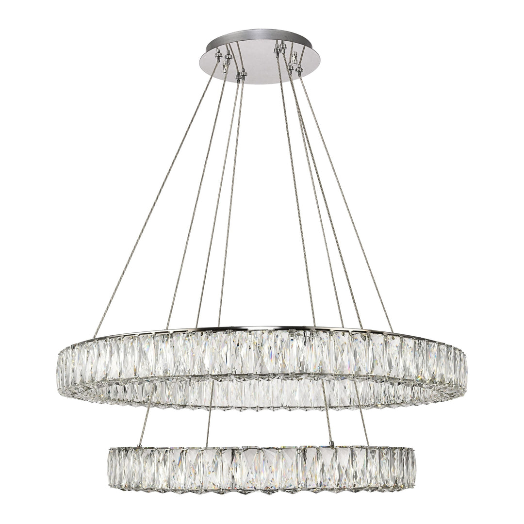 Monroe Crystal Chandelier (3503) in Chrome by Elegant