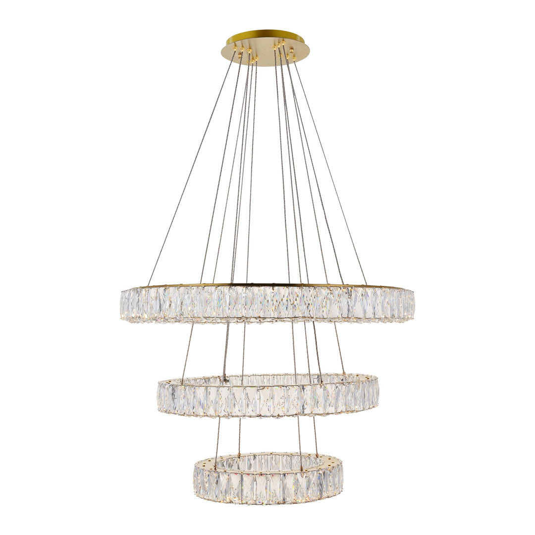Monroe Crystal Pendant in Gold by Elegant