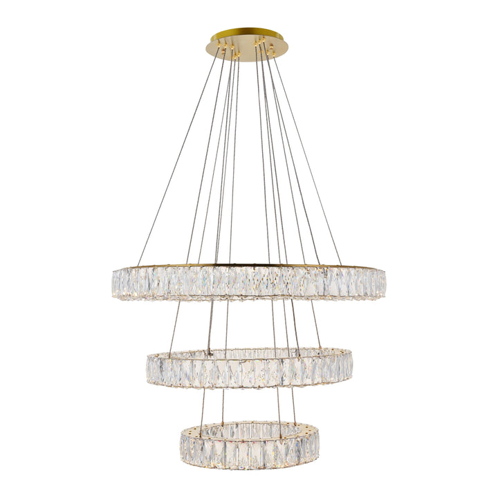 Monroe Crystal Pendant in Gold by Elegant