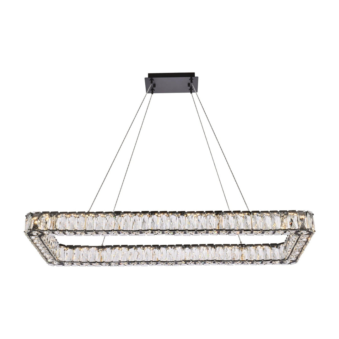 Monroe Pendant (3504) in Black by Elegant