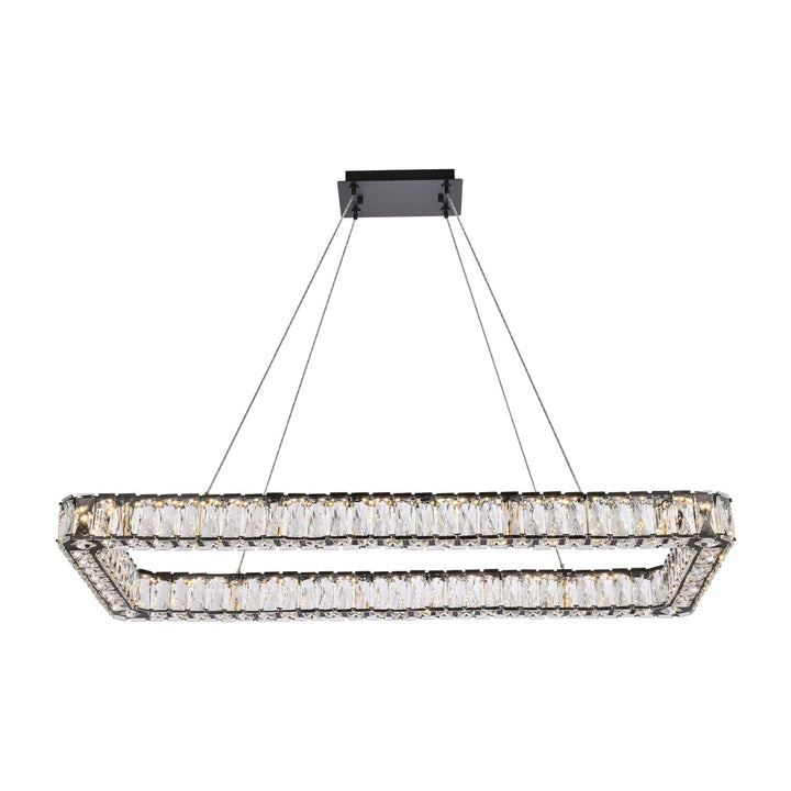 Monroe Pendant (3504) in Black by Elegant