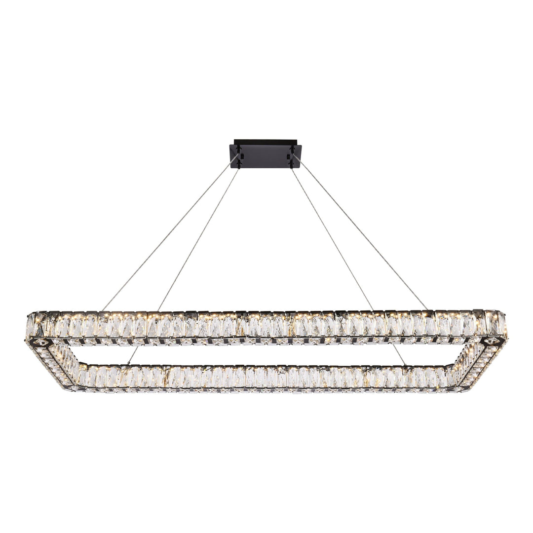 Monroe Pendant (3504) in Black by Elegant