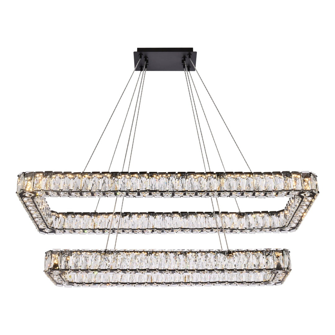Monroe Pendant (3504) in Black by Elegant