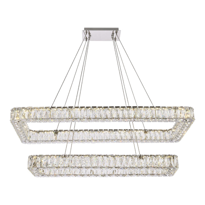 Monroe Pendant (3504) in Chrome by Elegant