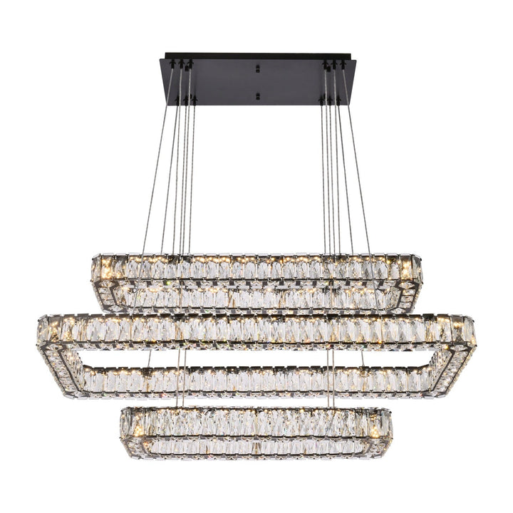 Monroe Pendant (3504) in Black by Elegant