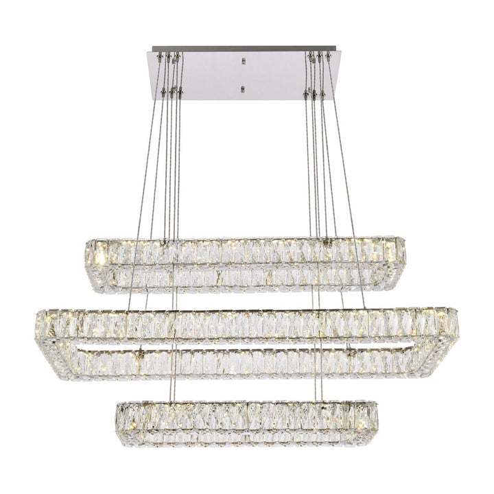 Monroe Pendant (3504) in Chrome by Elegant