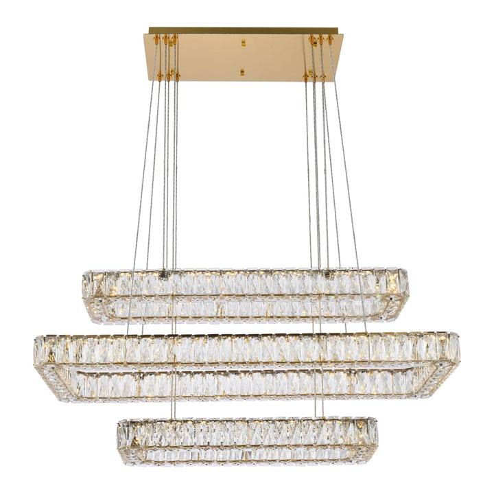 Monroe Pendant (3504) in Gold by Elegant