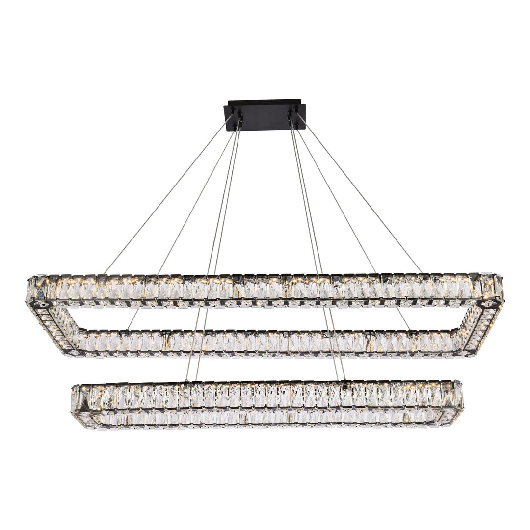Monroe Pendant (3504) in Black by Elegant