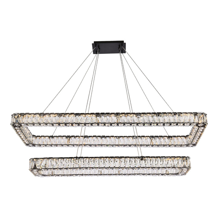 Monroe Pendant (3504) in Black by Elegant