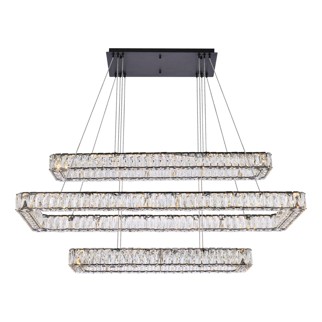 Monroe Pendant (3504) in Black by Elegant