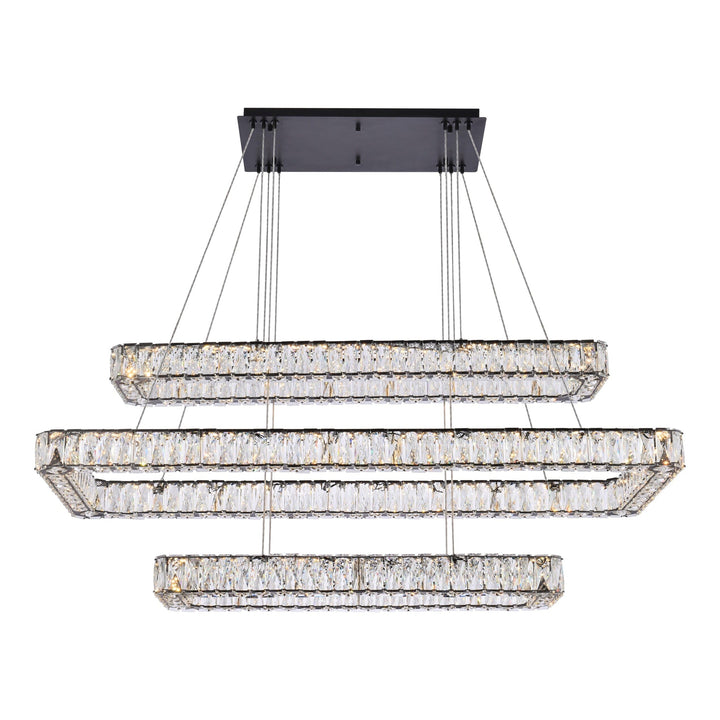 Monroe Pendant (3504) in Black by Elegant