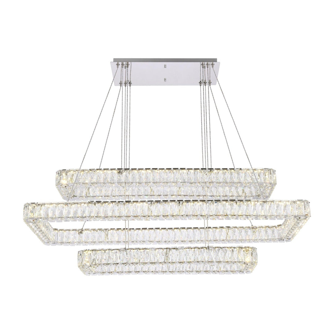 Monroe Pendant (3504) in Chrome by Elegant