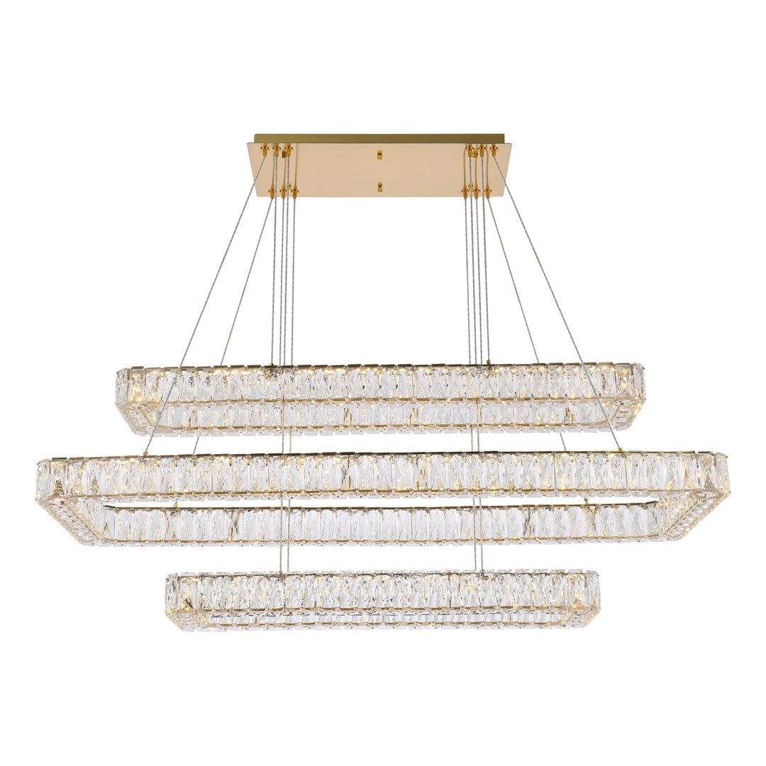 Monroe Pendant (3504) in Gold by Elegant