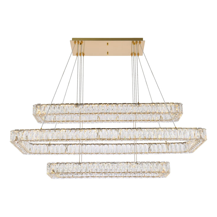 Monroe Pendant (3504) in Gold by Elegant